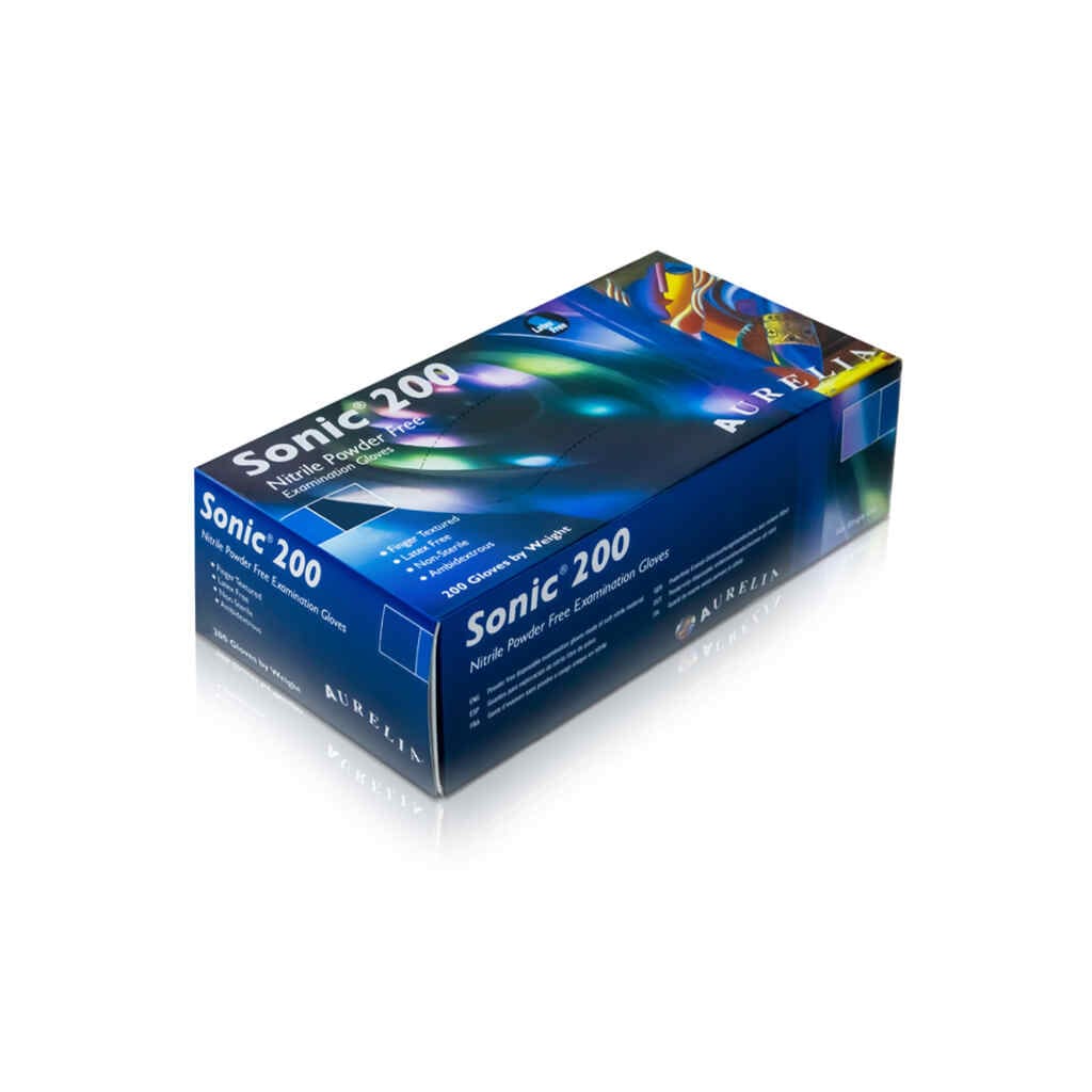 Sonic 200 – Cobalt Blue Powder Free Nitrile – 10 x 200 Gloves