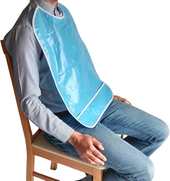 Side Shot – Adult Waterproof Bib Side Shot - Adult Waterproof Bib