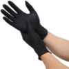 Black Powder Free Nitrile Gloves