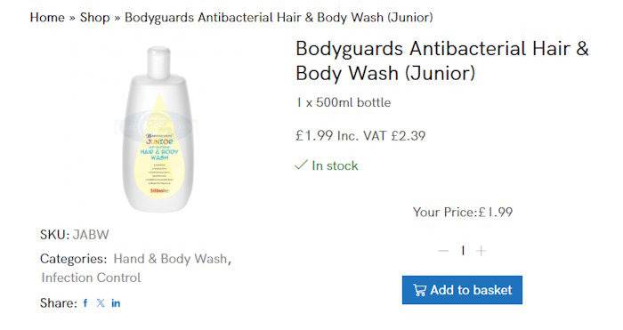 Antibacterial Body Wash for Women