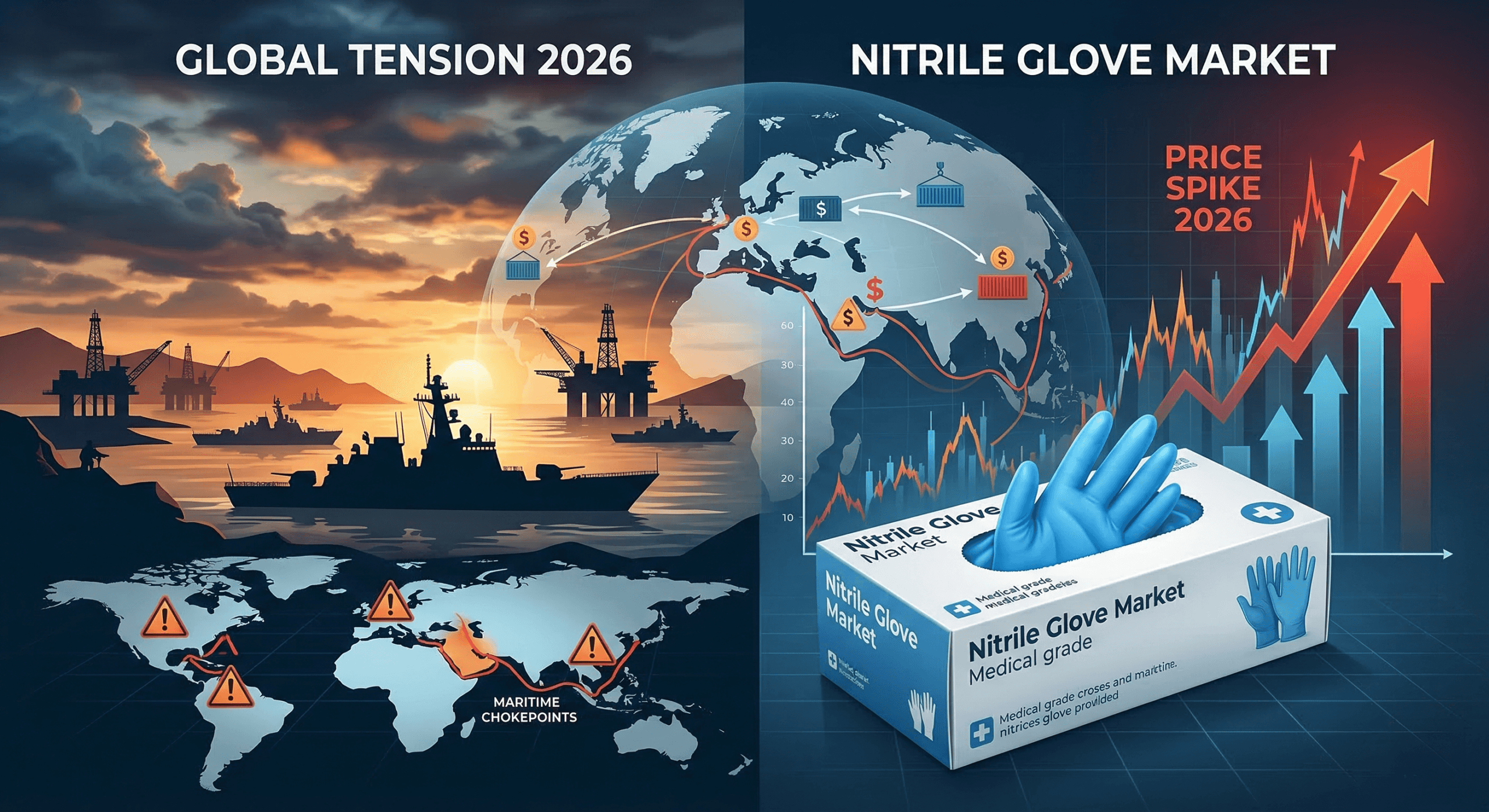 Why Middle East Tensions are Driving Nitrile Glove Prices in 2026