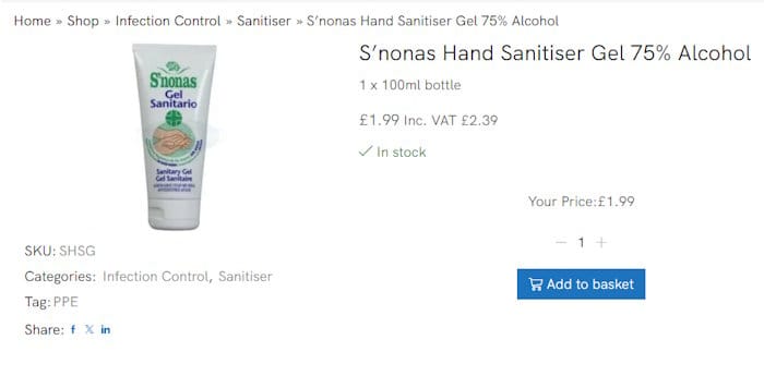 Hand Sanitiser Infection Control and PPE for Meningitis in Kent