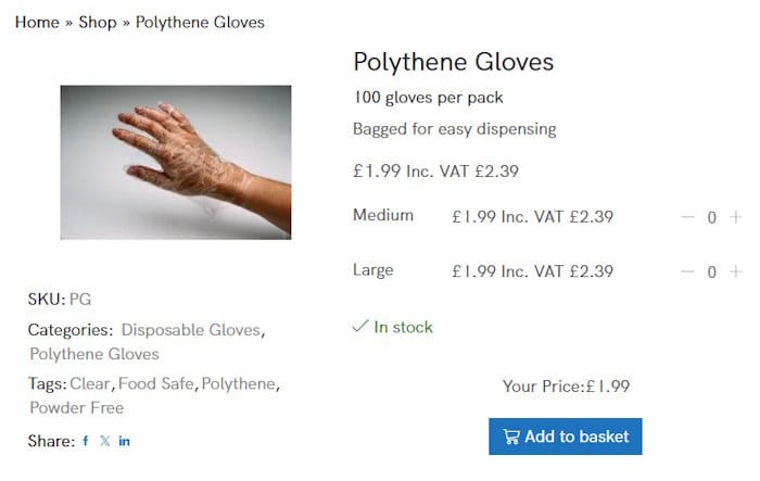Polythene Gloves in Gravesend